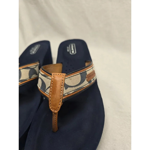 Coach Juliet Womens Size 9B Slip On Casual Platform Flip Flop Sandals- READ INFO - Picture 14 of 16
